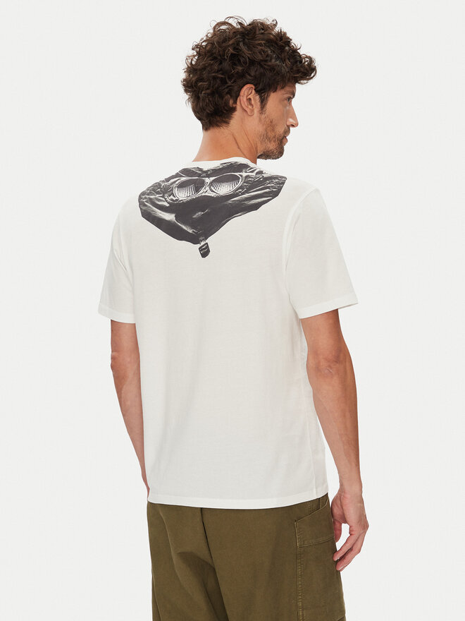C.P. Company C.P. Company Camiseta RCCMTS725A005100W Écru Regular Fit