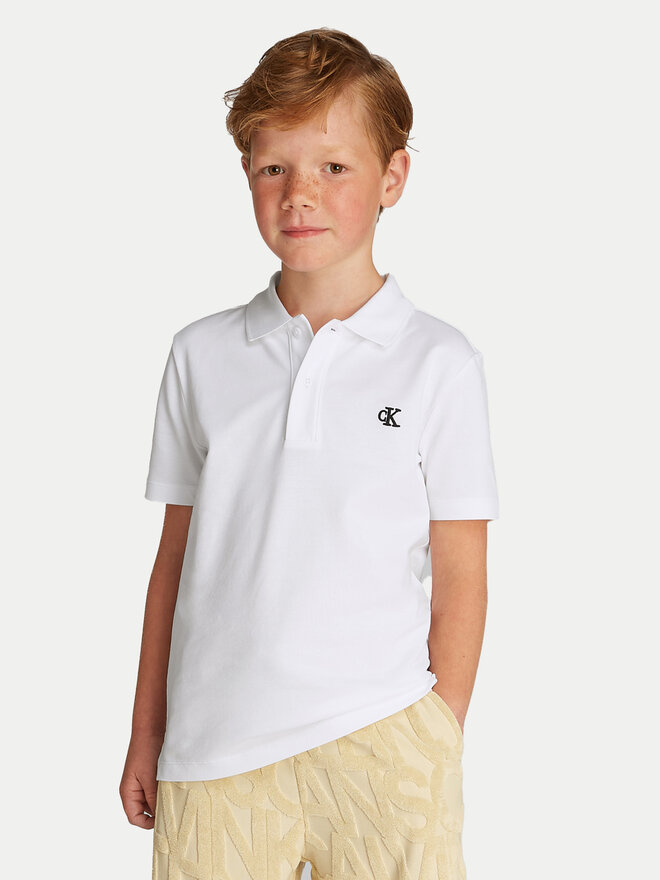 Calvin Klein Jeans Calvin Klein Jeans Poloshirt Essential IB0IB02486 Weiß Regular Fit