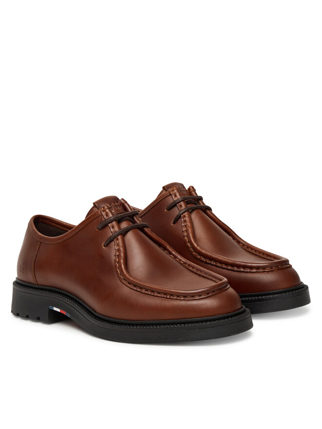 Tommy Hilfiger Halbschuhe Tommy Hilfiger Comfort Lwt Moc Toe FM0FM05588 Braun