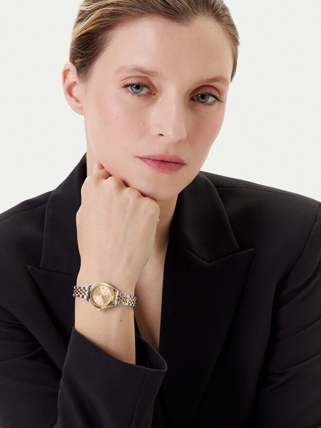 Timex Часовник Timex Legacy Mini TW2W90900 Златист