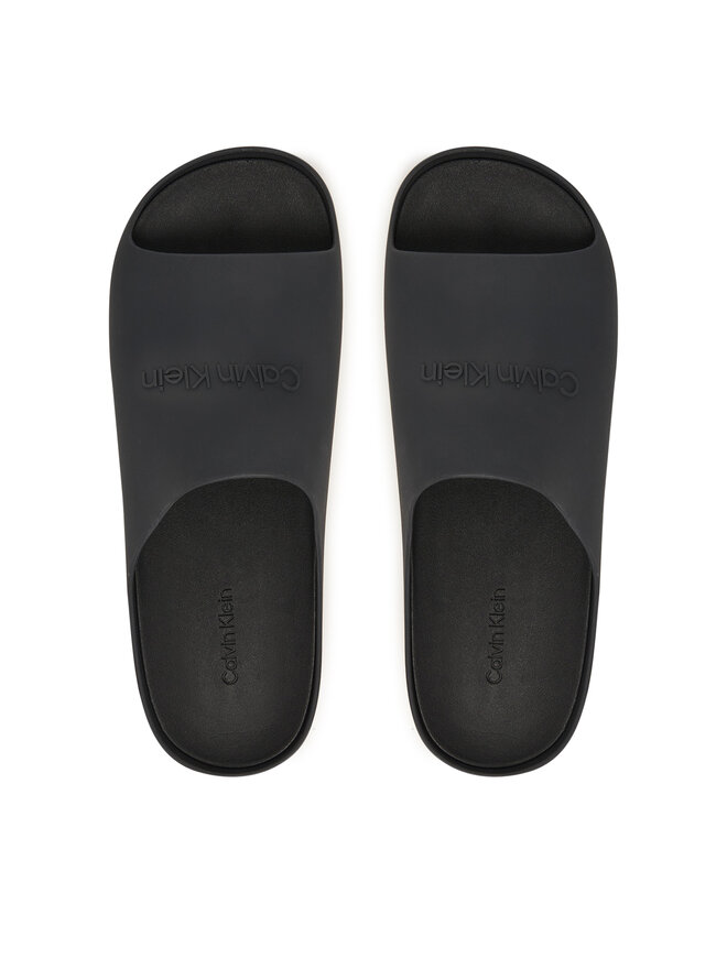 Calvin Klein Παντόφλες Calvin Klein Jelly Slide HM0HM02014 Μαύρο