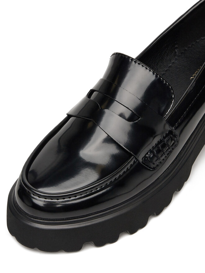 DeeZee Loafersy DeeZee LE601-2 Czarny