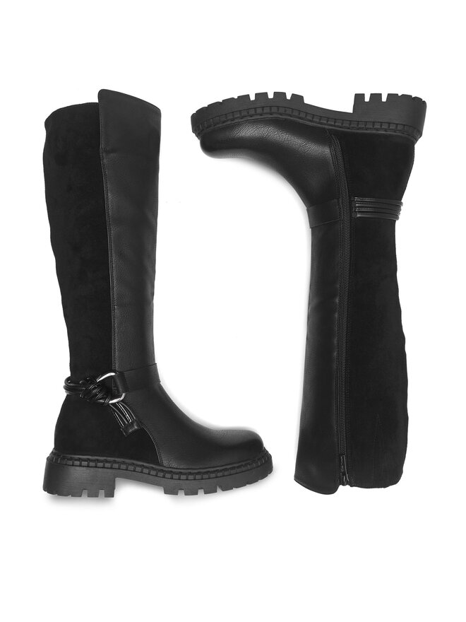 Clara Barson Μπότες Clara Barson DIANA WS6102-06 Μαύρο
