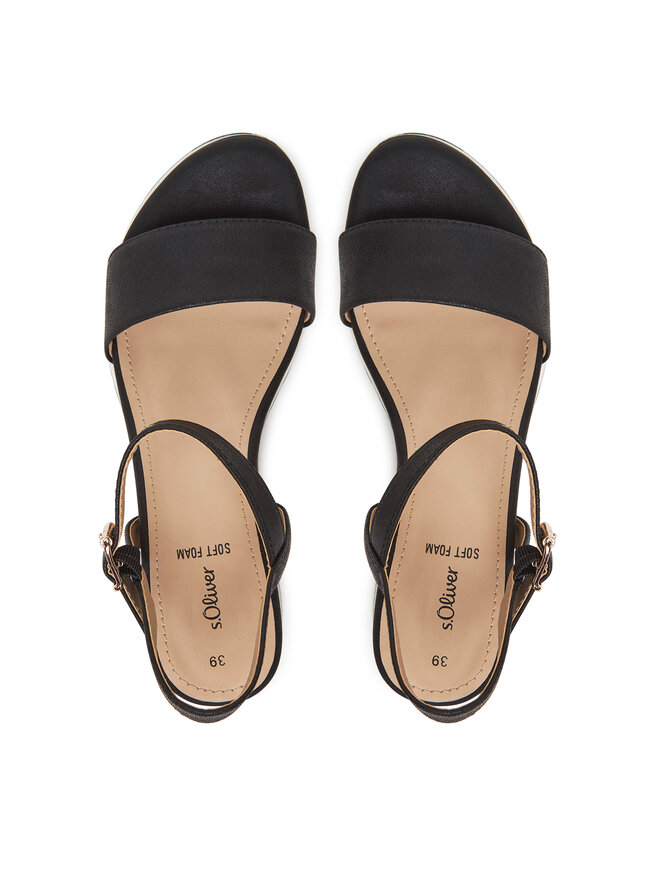 s.Oliver Sandali s.Oliver 5-28708-42 Črna