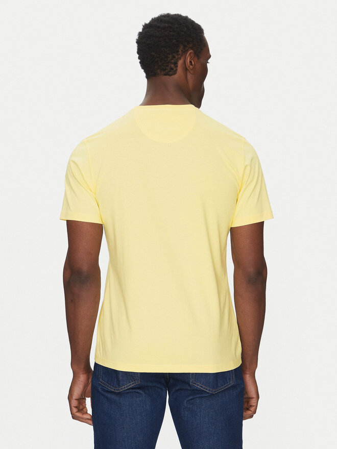 Barbour Barbour Marškinėliai Essential Sports MTS0331YE36 Geltona Tailored Fit
