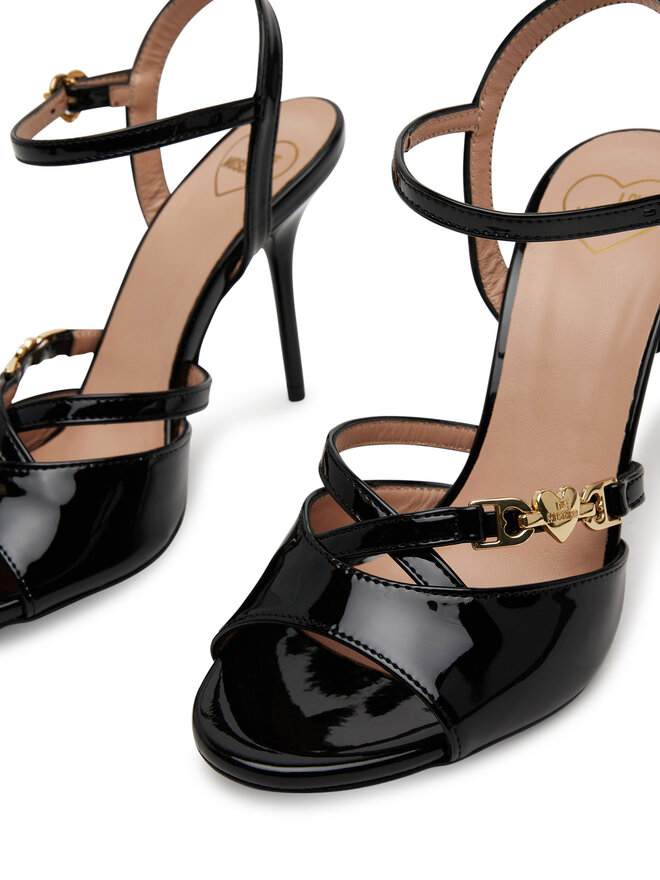 LOVE MOSCHINO Sandale LOVE MOSCHINO JA16089G1MIH0000 Negru