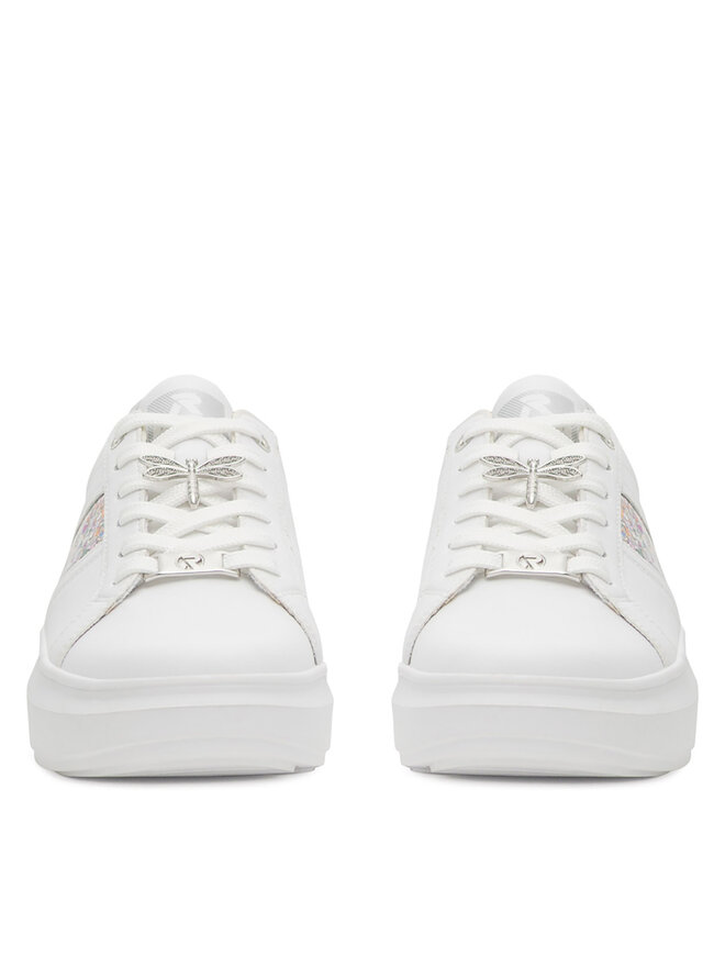 Rieker Revolution Lifestyle Sneakersy Rieker Revolution Lifestyle W1202-83 Biały