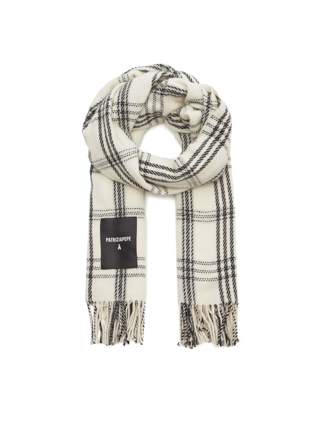 Patrizia Pepe Κασκόλ Patrizia Pepe 8F0458/A9P1-W338 Λευκό