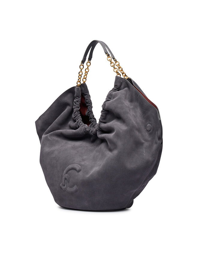 Coccinelle Сумка Coccinelle U5F Coccinellesmash Suede Bim E1 U5F 11 01 01 Сірий