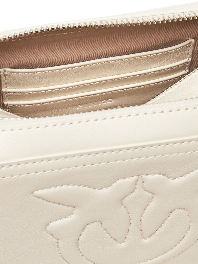 PINKO Torebka PINKO Carrie Camera Bag Classic PE 25 PLTT 104336 A26J Écru