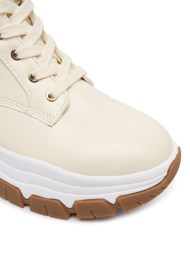 Guess Botines planos Guess FLFBNZ ELE12 Écru