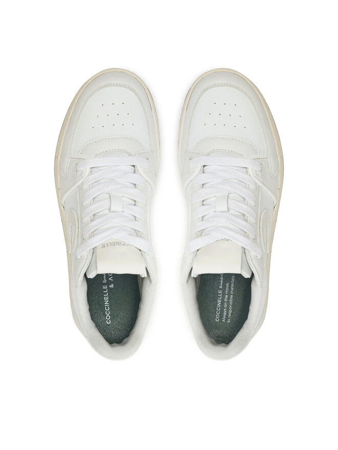 Coccinelle Zapatillas Coccinelle E4 RWK 24 01 01 Blanco