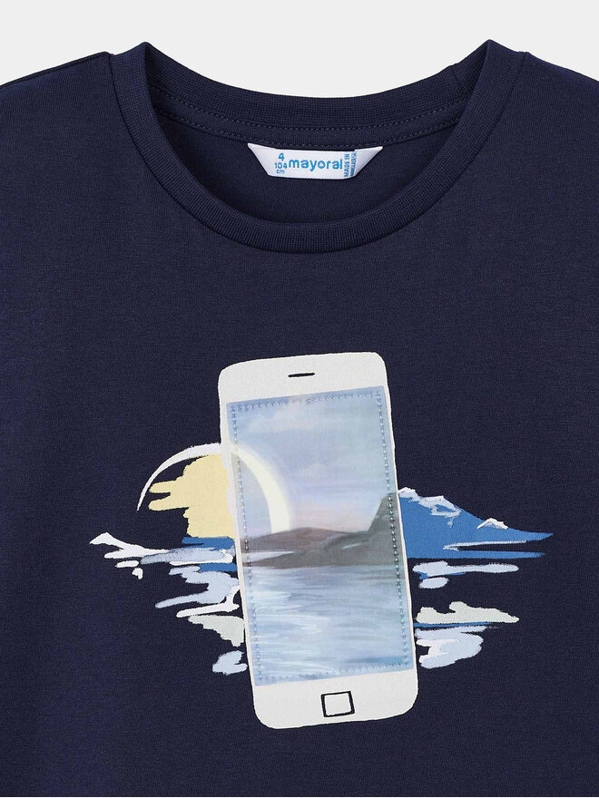 Mayoral Mayoral Camiseta 3003 Azul marino Regular Fit