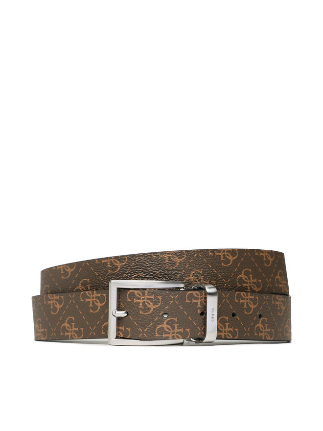 Guess Чоловічий ремінь Guess Vezzola Belts BM7541 LEA35 Коричневий