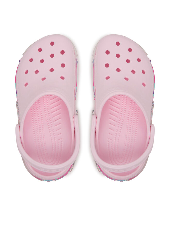 Crocs Natikači Crocs Star Sparkle Shaker Clog 211609 Roza