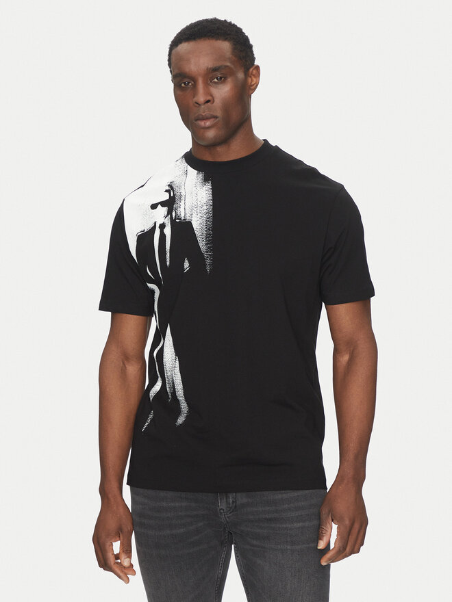 KARL LAGERFELD KARL LAGERFELD T-Shirt 755149 552225 Schwarz Regular Fit