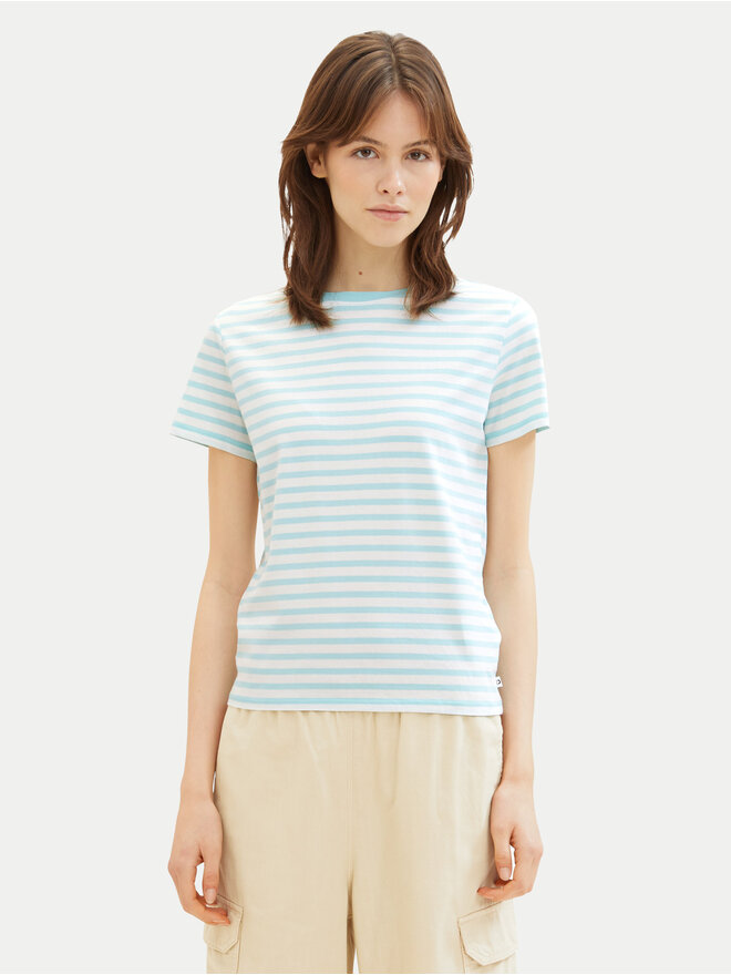 Tom Tailor Denim Tom Tailor Denim Camiseta 1035867 Verde Boxy Fit