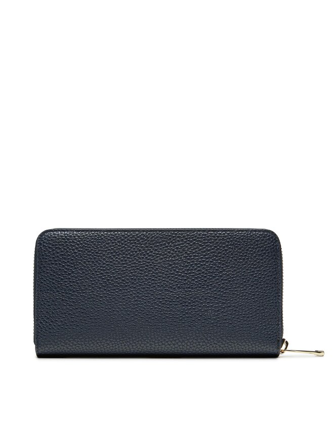Tommy Hilfiger Великий жіночий гаманець Tommy Hilfiger Emblem AW0AW15181 Cиній