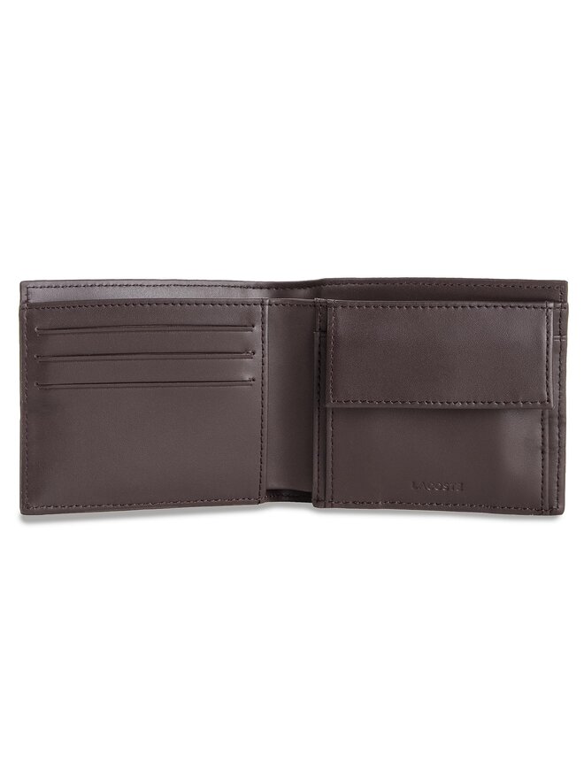 Lacoste Geldbörse Lacoste Large Billfold & Coin NH1112FG Braun