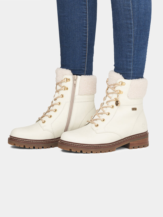 Remonte Schnürschuhe Remonte D0B74-81 Weiß
