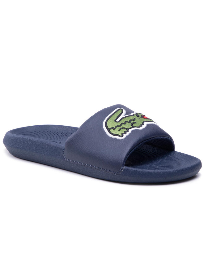 Ciabatte Lacoste Croco Slide 120 2 Us Cma 7 39CMA00622S3 Blu scuro escarpe