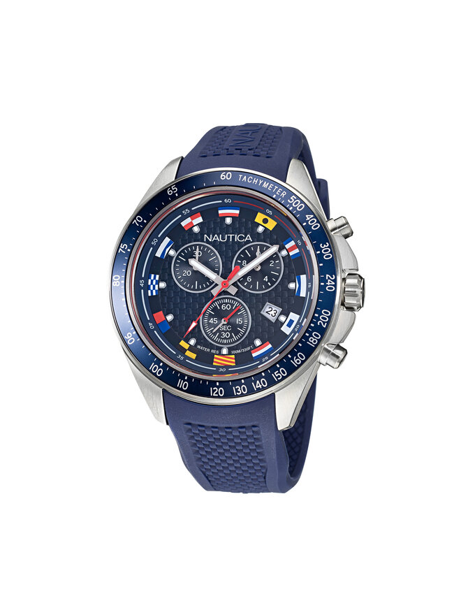 Nautica Ρολόι Nautica Ocean Beach NAPOBF122 Ασημί