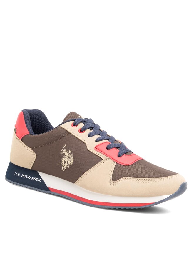 U.S. Polo Assn. Sneakersy U.S. Polo Assn. NOBIL011M/CNH1 Khaki