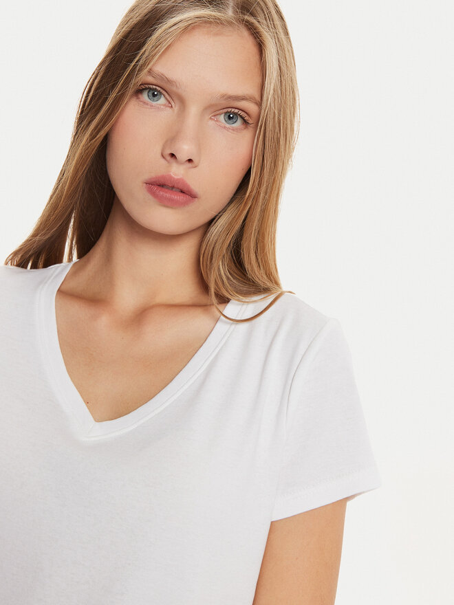LAUREN RALPH LAUREN LAUREN RALPH LAUREN T-Shirt ILN62373 Weiß Regular Fit