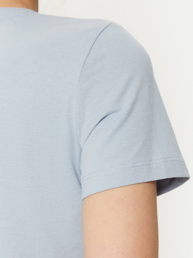 Guess Guess Marškinėliai W1YI1B I3Z14 Mėlyna Slim Fit