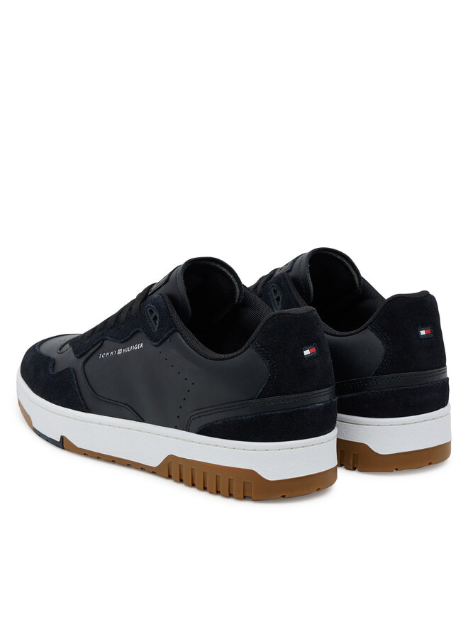 Tommy Hilfiger Сникърси Tommy Hilfiger Th Basket Better Mix FM0FM05520 Черен