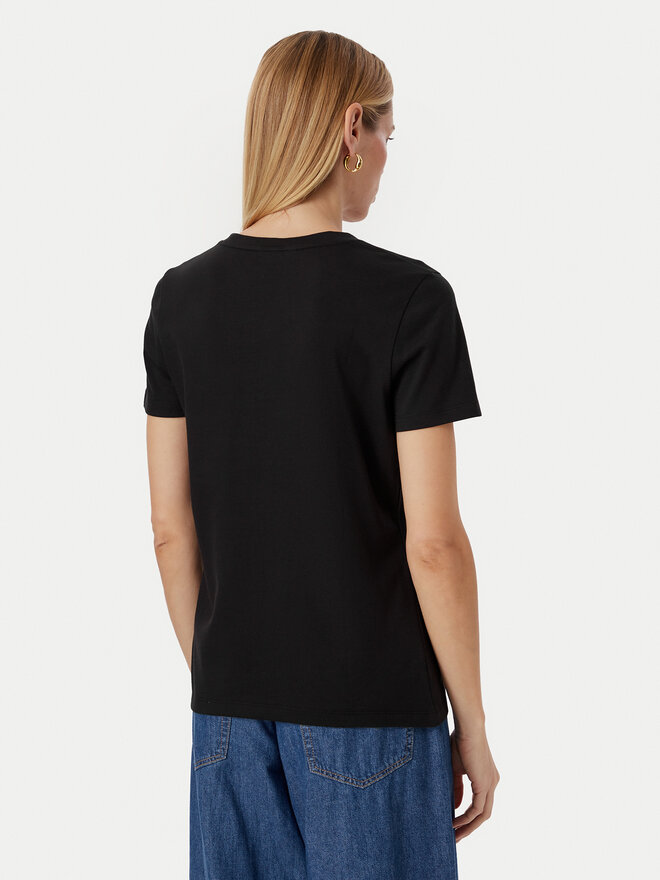 Tommy Hilfiger Tommy Hilfiger T-Shirt Heritage C-Nk WW0WW31999 Schwarz Regular Fit
