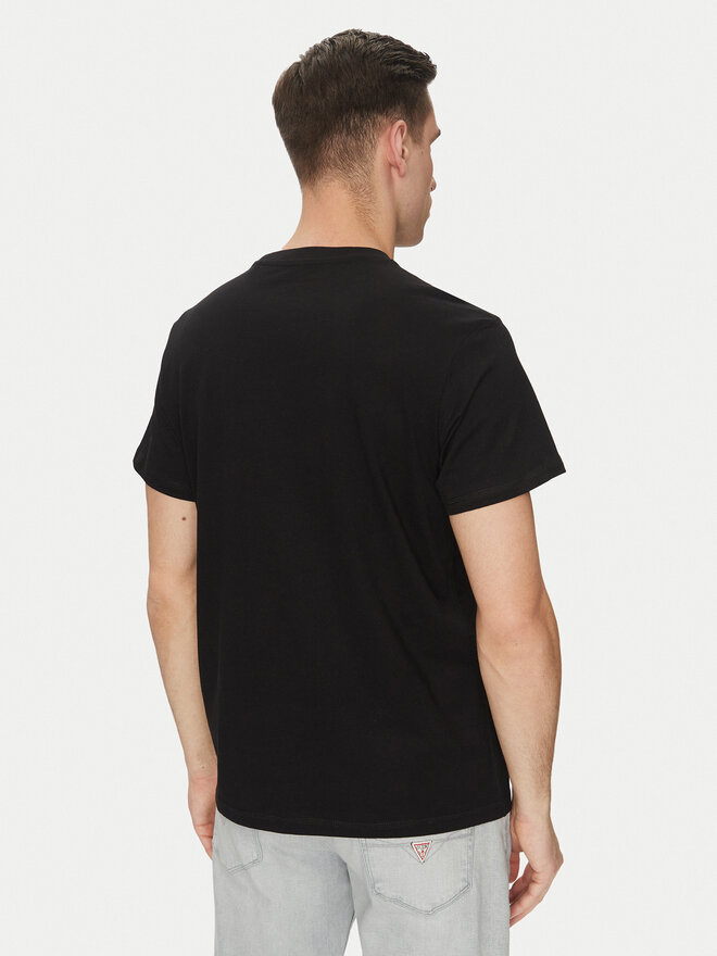 Guess Guess T-Shirt M5GI16 K8FQ4 Μαύρο Regular Fit