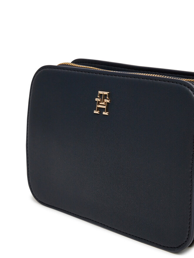 Tommy Hilfiger Kabelka Tommy Hilfiger Th Logotape Camera Bag AW0AW17229 Tmavomodrá