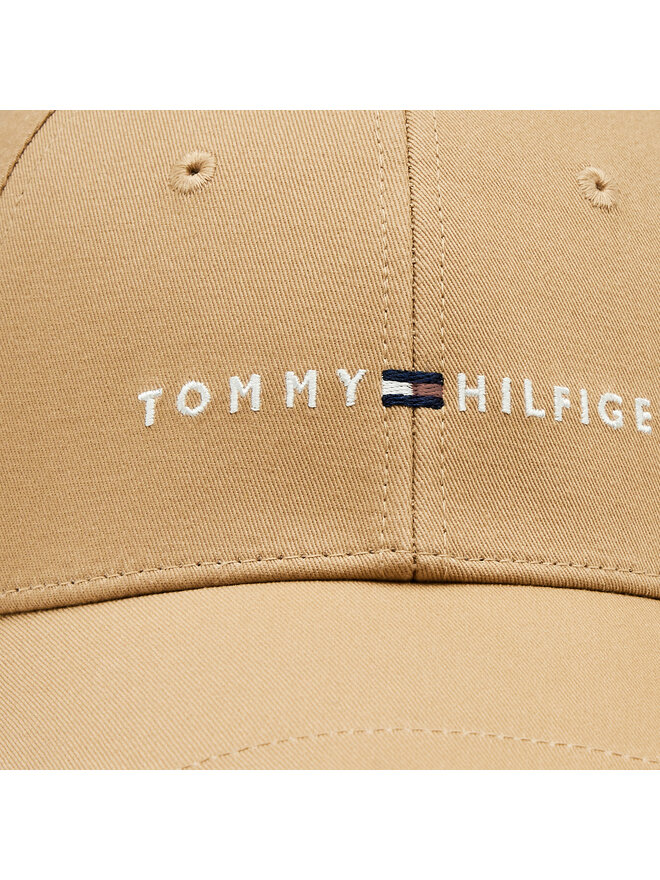 Tommy Hilfiger Cap Tommy Hilfiger Foundation Cotton 6 Panel Cap AM0AM12532 Braun