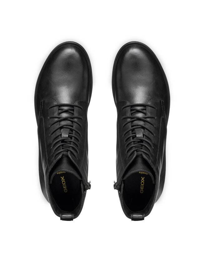 Geox Schnürschuhe Geox D Rawelle D566RA 000TU C9999 Schwarz
