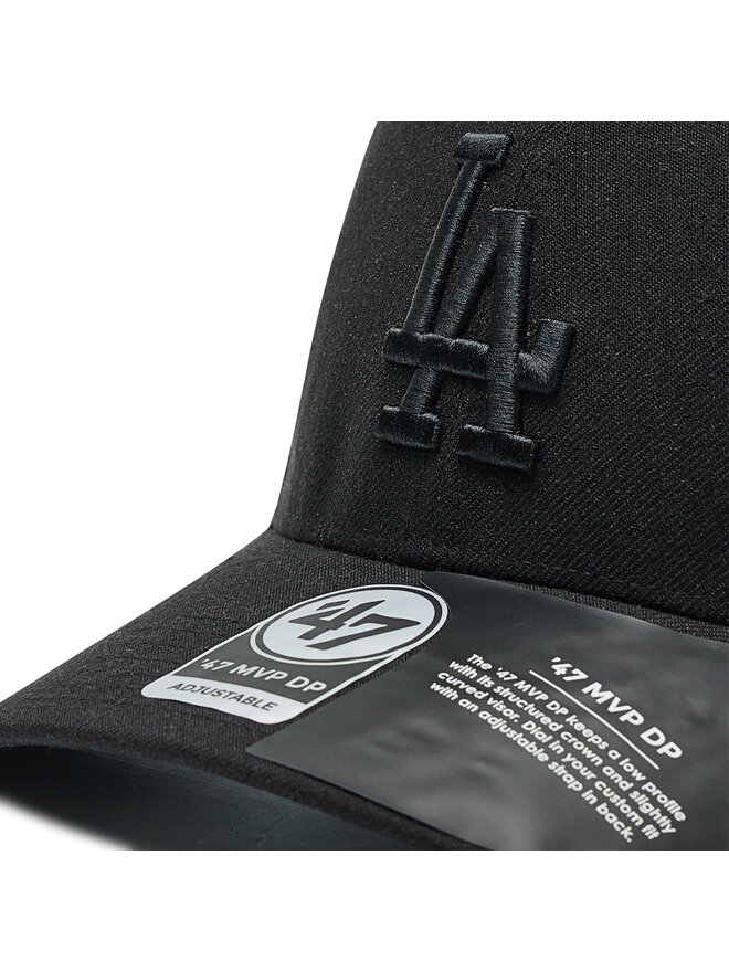 47 Brand Czapka z daszkiem 47 Brand MLB Los Angeles Dodgers Cold Zone B-CLZOE12WBP-BKD Czarny