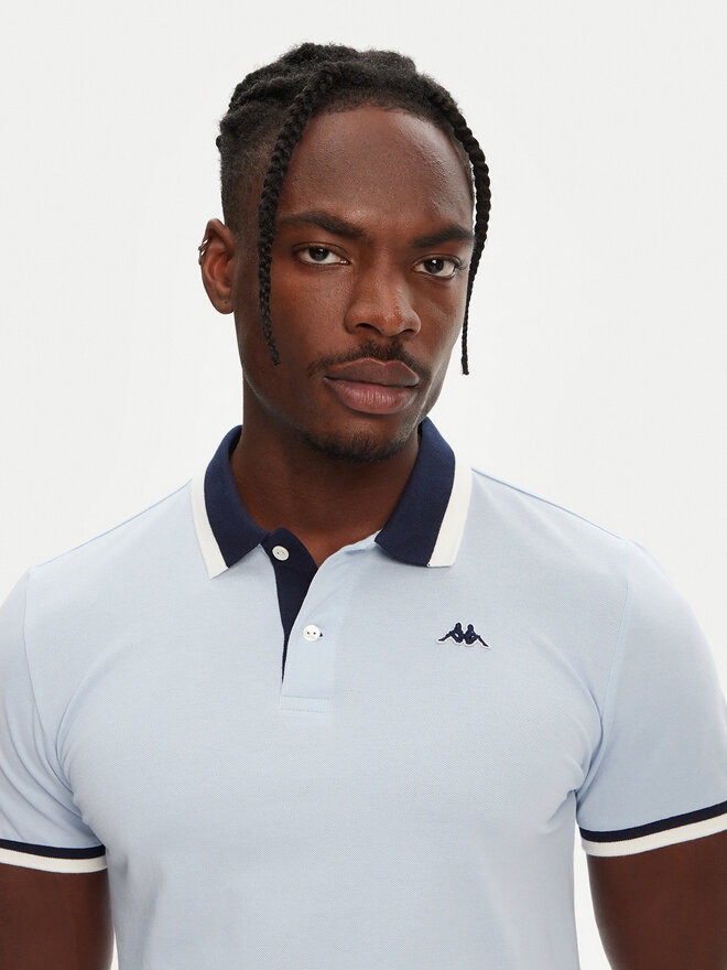 Robe di Kappa Robe di Kappa Poloshirt Atsushi 611255W Blau Slim Fit