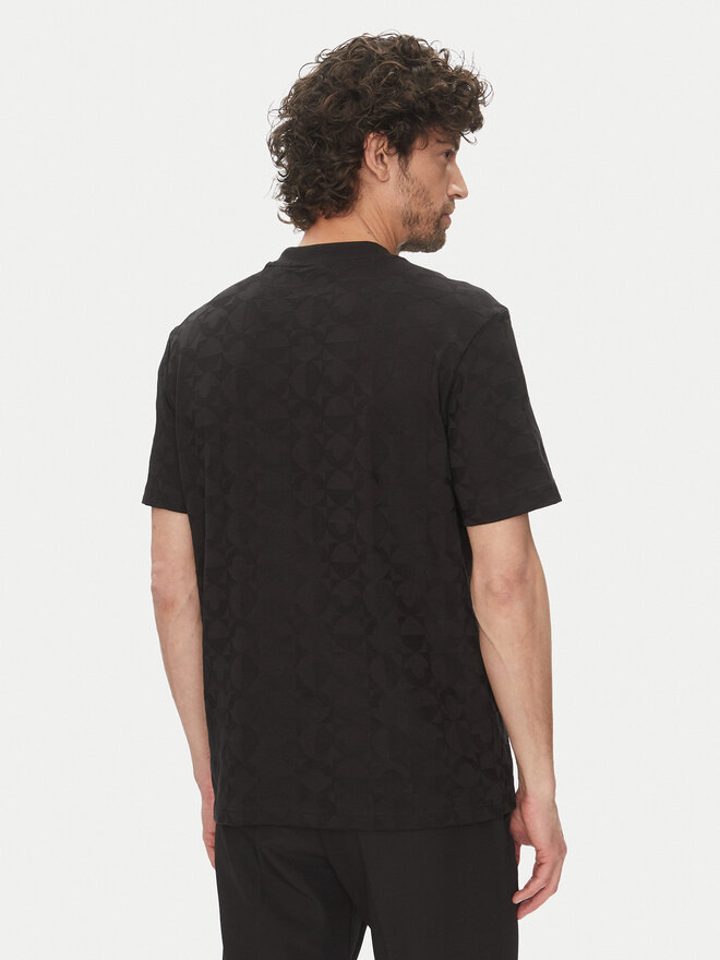 BOSS BOSS Camiseta 50538184 Negro Relaxed Fit