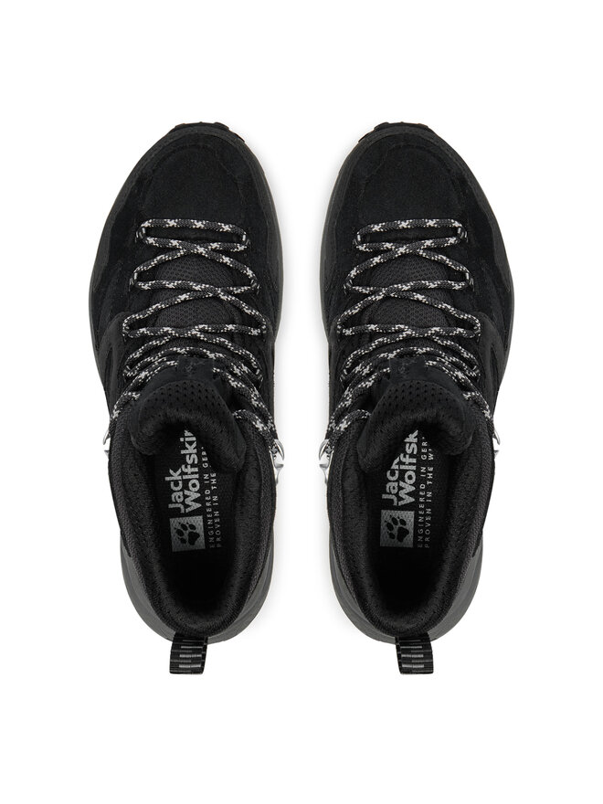 Jack Wolfskin Trekingová obuv Jack Wolfskin Vojo Tour Lt Texapore Mid W A62073 Šedá