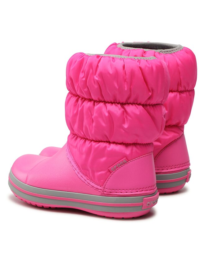 Crocs Snehule Crocs Winter Puff Boot Kids 14613-6TR Ružová