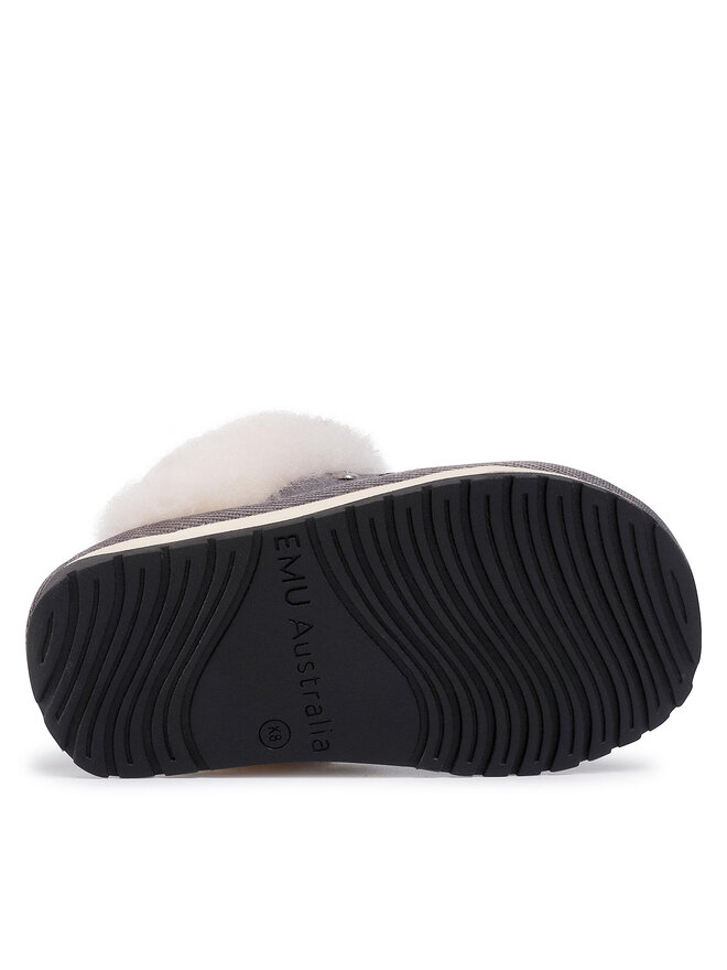 EMU Australia Čības EMU Australia Shark Slipper K12436 Pelēks