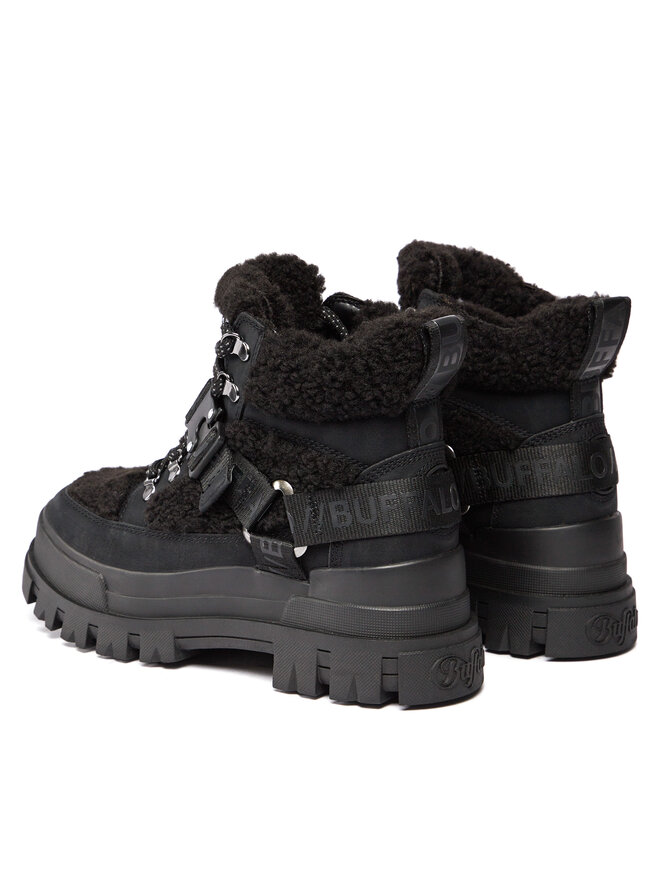 Buffalo Bakancs Buffalo Aspha Com Mid Warm 1622328 Fekete