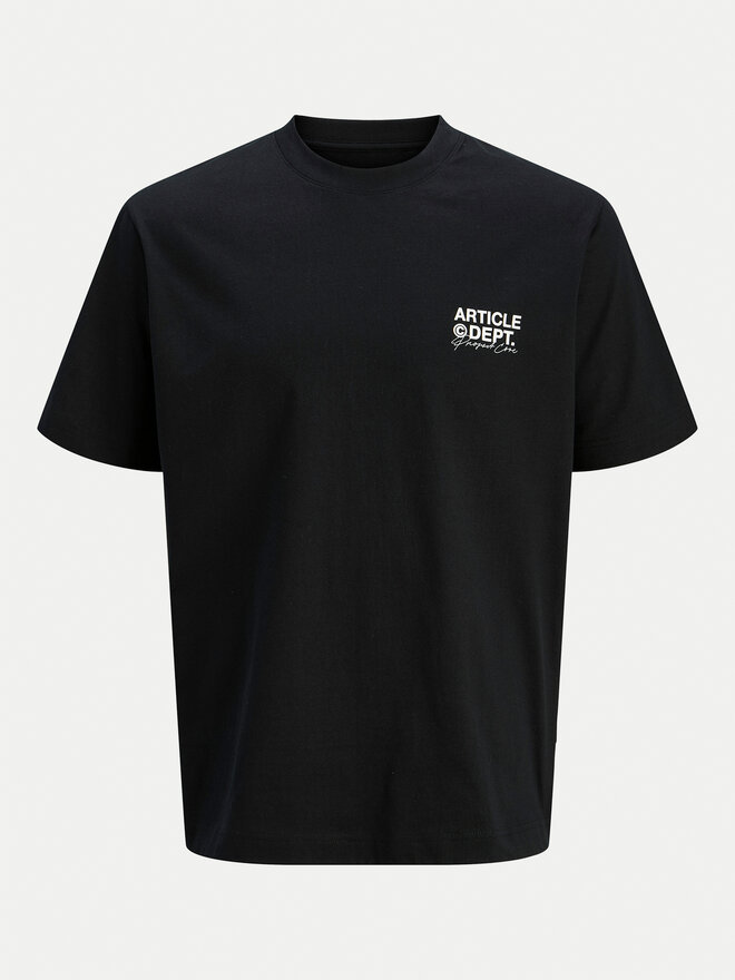 Jack&Jones Junior Jack&Jones Junior T-Shirt Dynamic Dust 12274677 Μαύρο Loose Fit