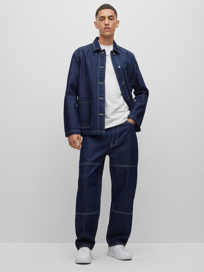 HUGO Hugo Футболка Dapolino 50488330 Білий Relaxed Fit