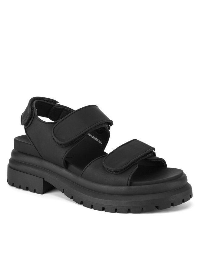 Badura Sandały Badura AMAR-LS6188-01 Czarny