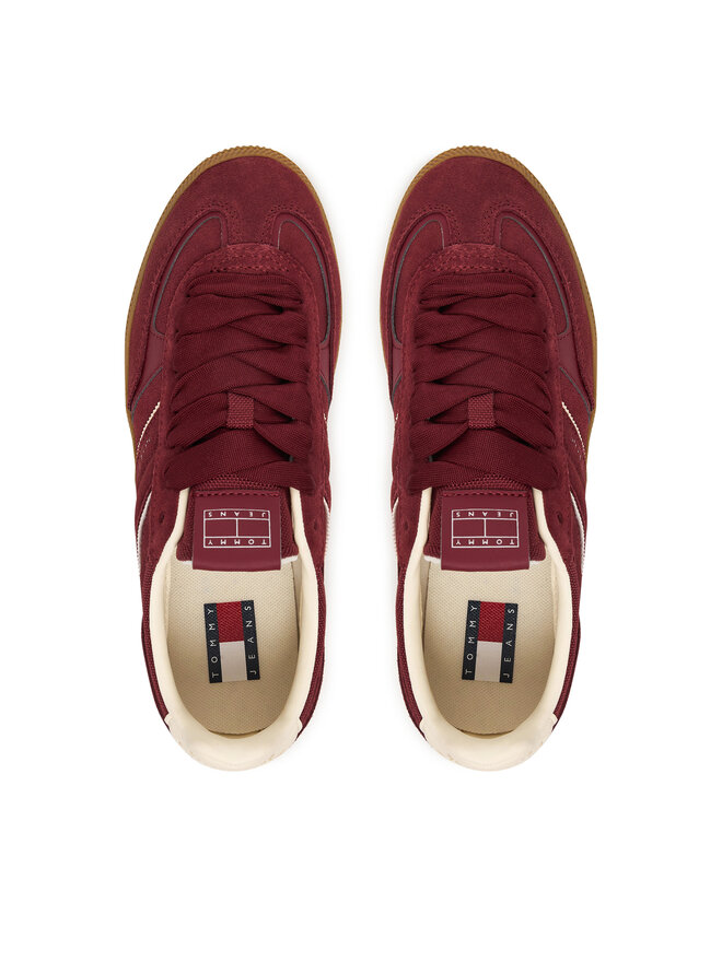 Tommy Jeans Sneakers Tommy Jeans The Greenwich Edge Suede EN0EN02924 Dunkelrot