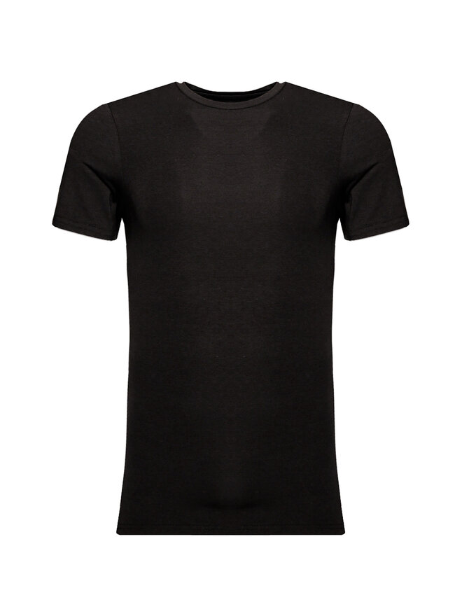 Resteröds Resteröds Pack de 2 camisetas 27040 2 Negro Slim Fit