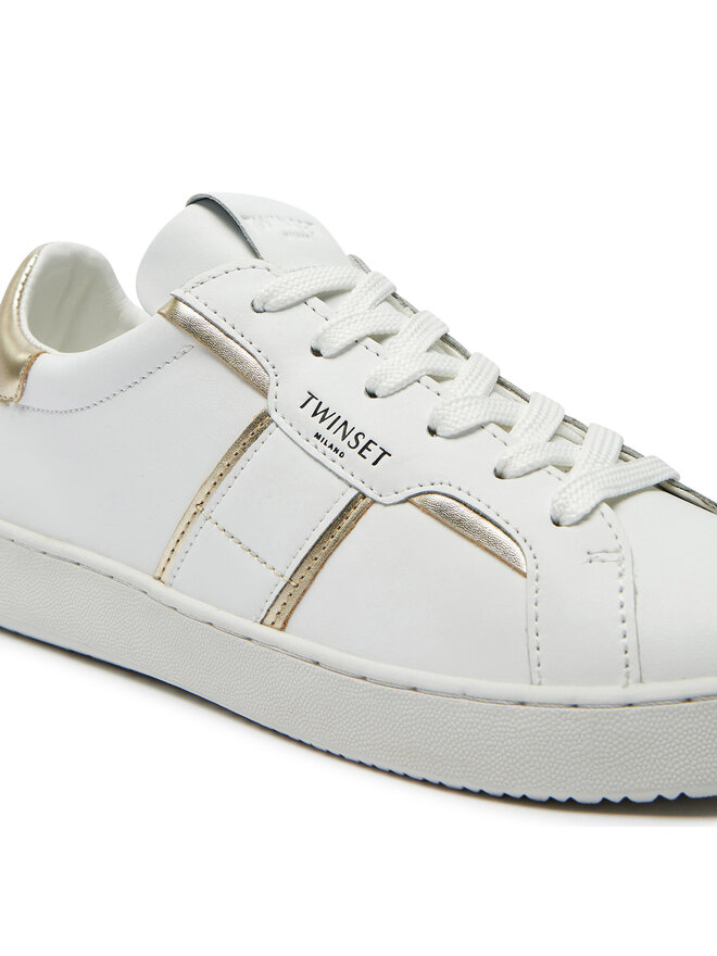 TWINSET Sneakersy TWINSET 241TCT090 Biela