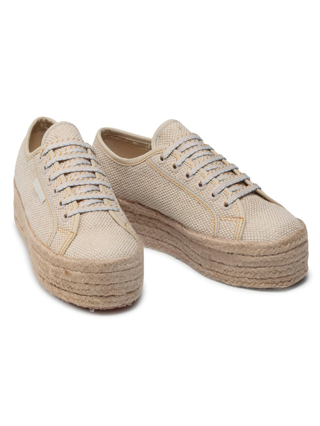 Espadrilles Superga 2790 Jutecotropew S4116RW Beige chaussures