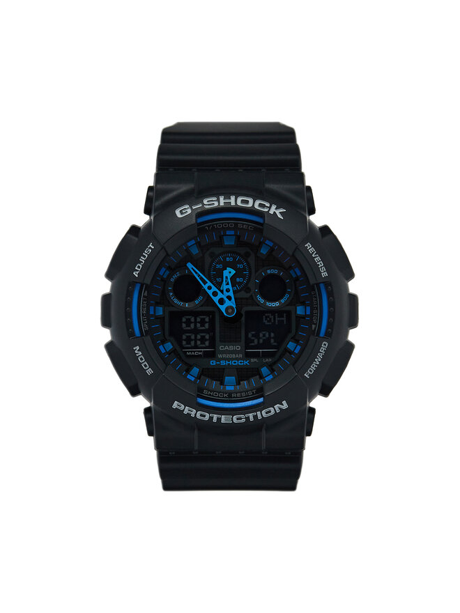 G-Shock Zegarek G-Shock GA-100-1A2ER Czarny